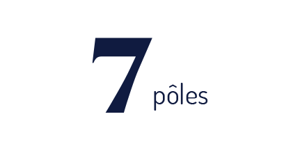 7 pôles